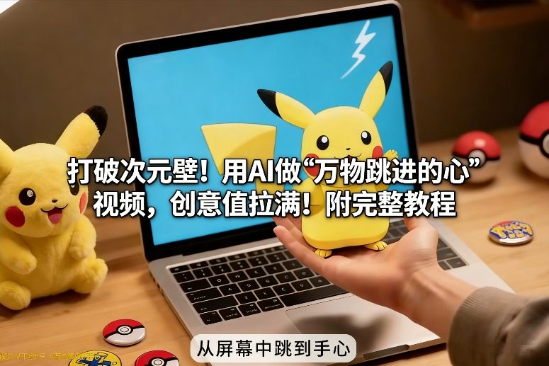 打破次元壁！用AI做【万物跳进手心】视频，创意值拉满！附完整教程_02021447