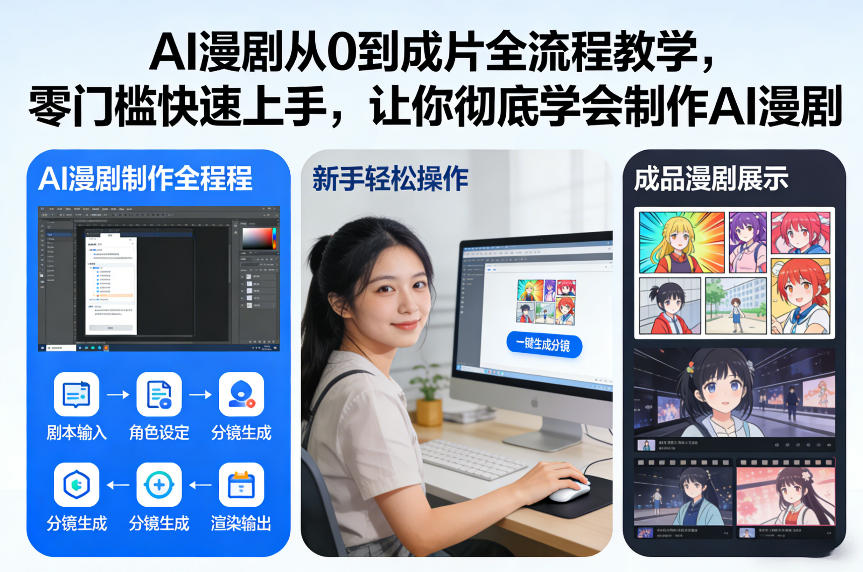 AI漫剧从0到成片全流程教学，零门槛快速上手，让你彻底学会制作AI漫剧【保姆级教程】_02021442