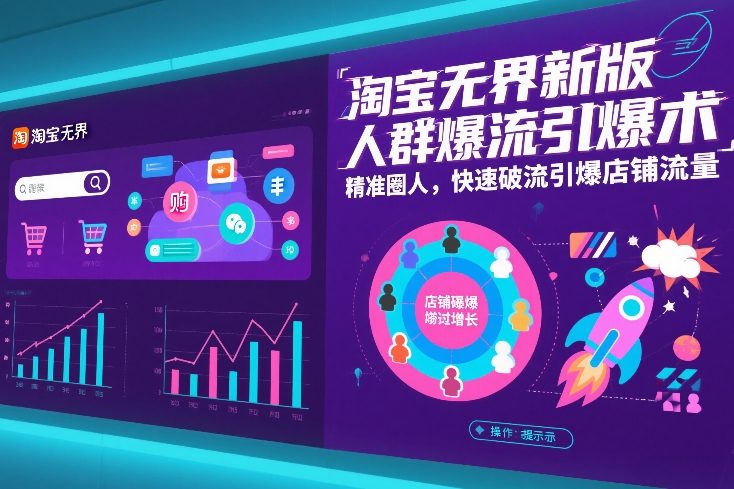 淘宝无界新版人群爆流引爆术，精准圈人，快速破流引爆店铺流量_02021501