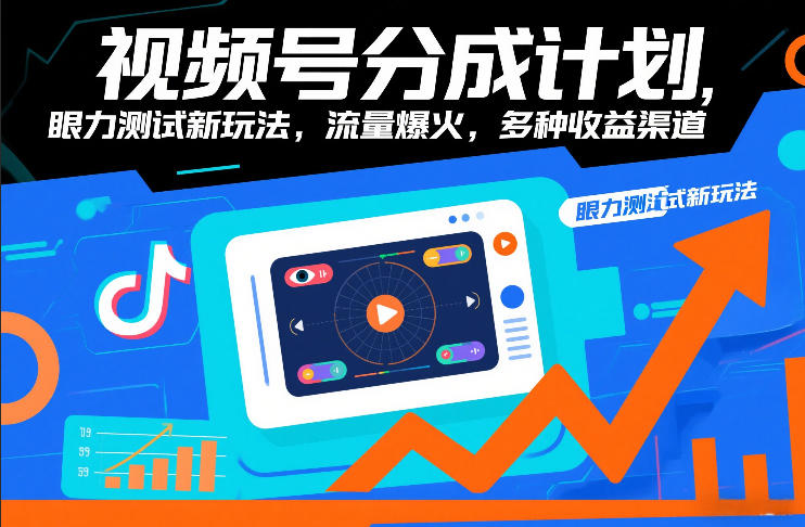 视频号分成计划，眼力测试新玩法，流量爆火，多种收益渠道_02021456