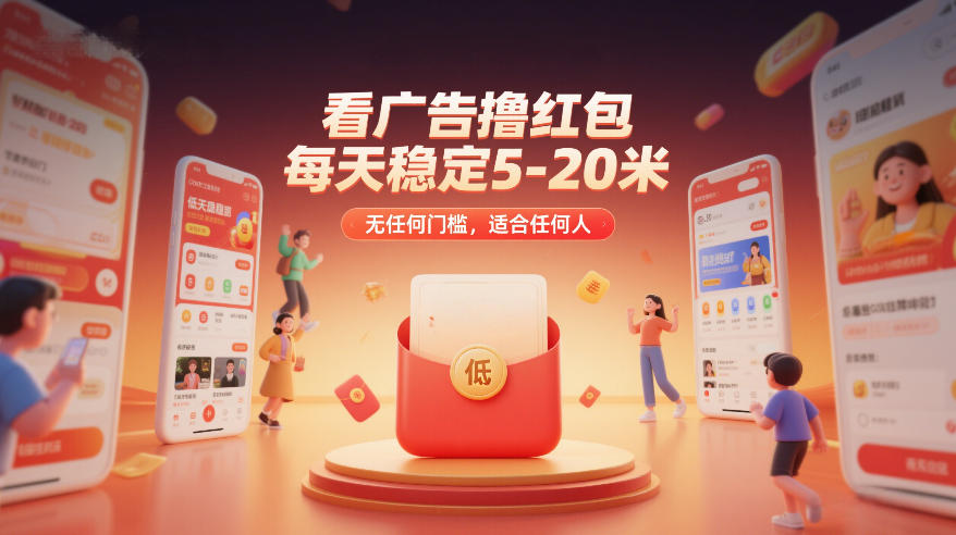 看广告撸红包，每天稳定5-20米，无任何门槛，适合任何人_02020851