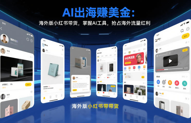 AI出海賺美金：海外版小红书带货，掌握AI工具，抢占海外流量红利（更新2026）_02041158
